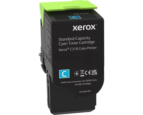 Картридж лазерный XEROX C310 голубой 2K (006R04361)