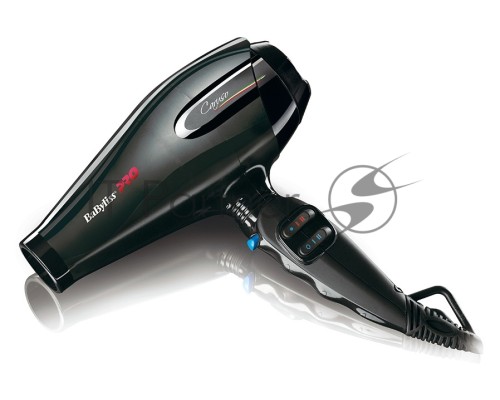 Фен BaByliss Pro Caruso, 2400 Вт, 2 насадки черный