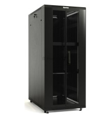 Шкаф напольный 19дюйм 42U 2055х800х1000мм TTB-4281-DD-RAL9004 перф. двери черн. Hyperline 392684