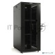 Шкаф напольный 19дюйм 42U 2055х800х1000мм TTB-4281-DD-RAL9004 перф. двери черн. Hyperline 392684