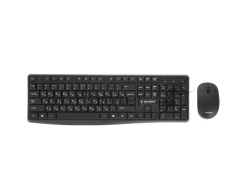 Комплект клавиатура+мышь беспроводные Gembird KBS-9300, 2.4ГГц, 1000 DPI