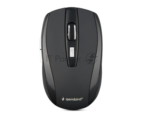 Мышь беспроводная Gembird MUSW-330 черный, 2400 dpi, радиоканал, USB, кнопки - 6