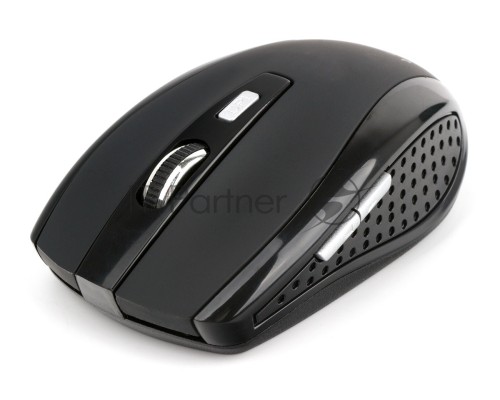 Мышь беспроводная Gembird MUSW-330 черный, 2400 dpi, радиоканал, USB, кнопки - 6