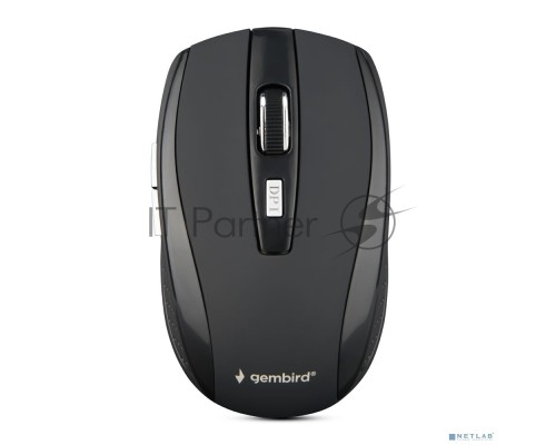 Мышь беспроводная Gembird MUSW-330 черный, 2400 dpi, радиоканал, USB, кнопки - 6