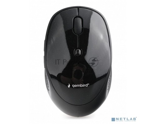 Мышь беспроводная Gembird MUSW-550 черный, 1600 dpi, радиоканал, Bluetooth, USB, кнопки - 6
