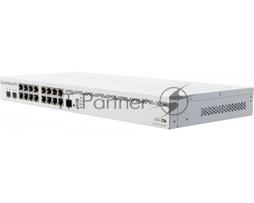 Маршрутизатор CCR2004-16G-2S+ Cloud Core Router 2004-16G-2S+ with Annapurna Labs Alpine v2 CPU with 4x ARMv8-A Cortex-A57 cores running at 1.7GHz, 4GB of DDR4 RAM, 128MB NAND storage, 16 x Gbit LAN, 2x SFP+ ports, 1U rackmount case, Dual PSU, RouterOS L6