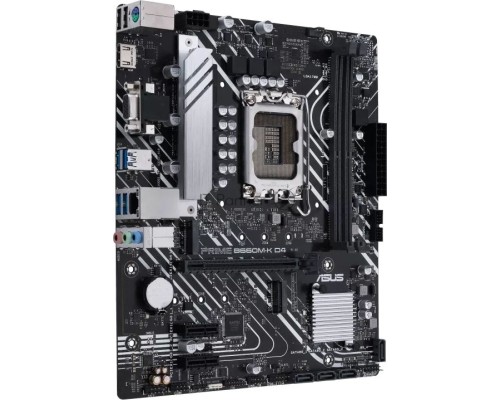 Материнская плата ASUS PRIME B660M-K D4, Socket LGA 1700, Intel B660, 2xDDR4, 4xSATA, 2xM.2, 1xPCI-E 4.0 x16, 2xPCI-E x1, 1xHDMI, 1xVGA, 1x 1Gb LAN, 4xUSB-A 3.2 Gen 1, 2xUSB-A 2.0, 3x3.5 мм, 7.1, mATX