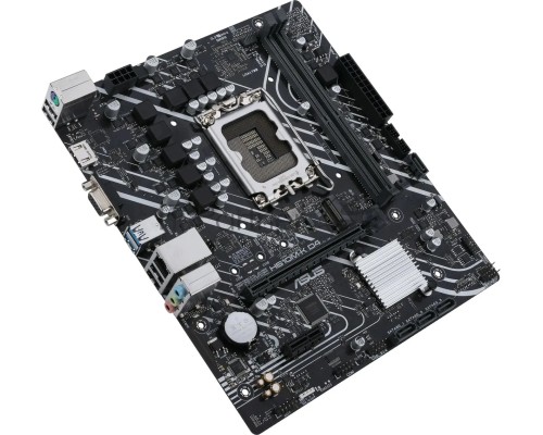 Материнская плата ASUS PRIME H610M-K D4, LGA 1700, Intel H610, 2xDDR4, 4xSATA, 1xM.2, 1xPCI-E 4.0 x16, 1xPCI, 1xHDMI, 1xVGA, 1x 1Gb LAN, 2xUSB-A 2.0, 2xUSB-A 3.2 Gen 1, 3x3.5 мм, 7.1, Micro-ATX