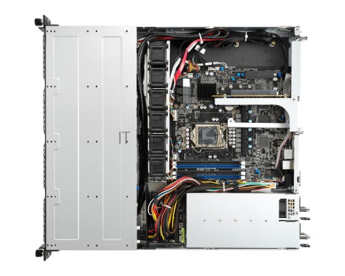 Платформа Asus RS300-E11-RS4 1U, LGA1200, 4xDDR4, 4x3.5 (1xSFF8643, 2xOcuLink on the backplane,), DVDRW, 2x1GbE, 1xM.2 SATA/PCIE 2280, optional ASMB10-iKVM, HDMI (from CPU), 2x450W