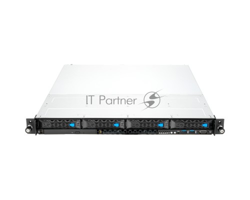 Платформа Asus RS300-E11-RS4 1U, LGA1200, 4xDDR4, 4x3.5 (1xSFF8643, 2xOcuLink on the backplane,), DVDRW, 2x1GbE, 1xM.2 SATA/PCIE 2280, optional ASMB10-iKVM, HDMI (from CPU), 2x450W