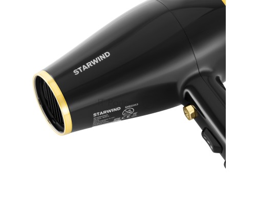 Фен Starwind SHD 6063 2200Вт черный/хром