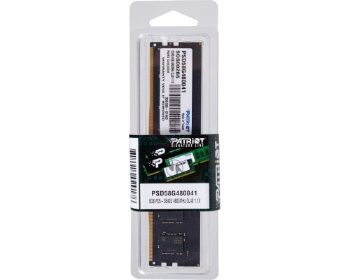Оперативная память DIMM 8GB DDR5-4800 PSD58G480041 Patriot