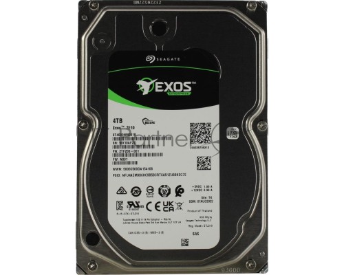 Жесткий диск SEAGATE HDD Server Exos 7E10 512N (3.5'/ 4TB/ SAS 12Gb/s / 7200rpm)
