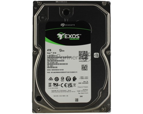 Жесткий диск SEAGATE HDD Server Exos 7E10 512N (3.5'/ 4TB/ SAS 12Gb/s / 7200rpm)