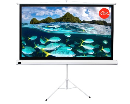 Экран Cinema S'OK SCPST-180x135 4:3 90'' напольный, на треноге, 180x135см, белый