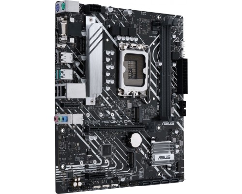 Материнская плата ASUS PRIME H610M-A D4-CSM, LGA 1700, Intel H610, 2xDDR4, 4xSATA, 2xM.2, 1xPCI-E 4.0 x16, 1xPCI-E x1, 1xDisplayPort, 1xD-Sub, 1xHDMI, 1x 1Gb LAN, 4xUSB-A 2.0, 2xUSB-A 3.2 Gen 1, 7.1, mATX