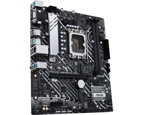 Материнская плата ASUS PRIME H610M-A D4-CSM, LGA 1700, Intel H610, 2xDDR4, 4xSATA, 2xM.2, 1xPCI-E 4.0 x16, 1xPCI-E x1, 1xDisplayPort, 1xD-Sub, 1xHDMI, 1x 1Gb LAN, 4xUSB-A 2.0, 2xUSB-A 3.2 Gen 1, 7.1, mATX