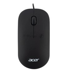 Мышь проводная Acer OMW122 черный, 1200 dpi, USB, кнопки - 3