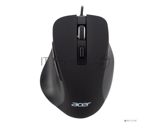 Мышь проводная Acer OMW120 черный, 2000 dpi, USB, кнопки - 6