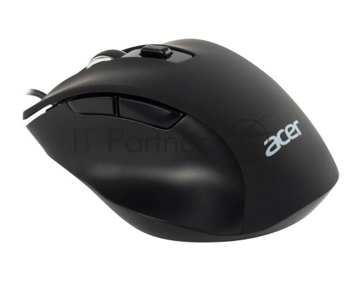 Мышь проводная Acer OMW120 черный, 2000 dpi, USB, кнопки - 6