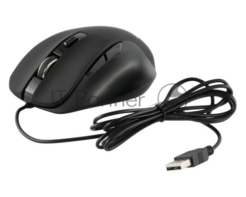 Мышь проводная Acer OMW120 черный, 2000 dpi, USB, кнопки - 6