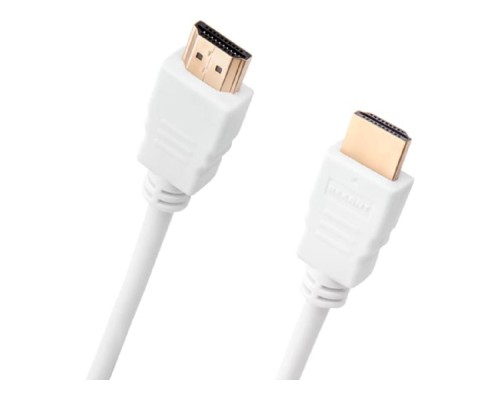 [Кабели] Rexant (17-6204-1) Кабель HDMI - HDMI 1.4, 2м, Gold, белый