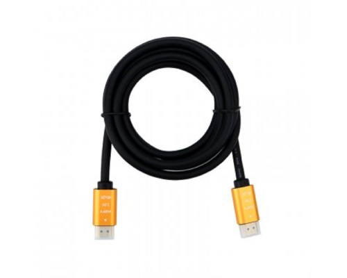 [Кабели] Rexant (17-6104) Кабель HDMI - HDMI 2.0, 2м, Gold (цветная коробка)