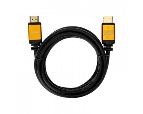 [Кабели] Rexant (17-6005) Кабель HDMI - HDMI 2.1, длина 3м, Gold (цветная коробка)