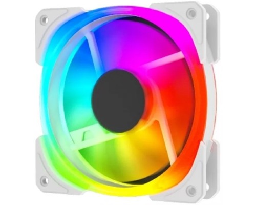 [Вентиляторы] Вентилятор Powercase (CM21-14W ARGB) White 140x140x25мм (PWM, 100шт./кор, 4pin +ARGB Sync, 800-1500±10% об/мин) Bulk