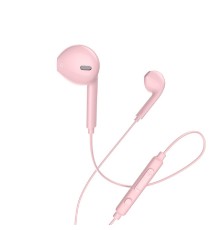 HOCO M55/ Наушники + микрофон/ Кнопка ответа/ 1.2м/ 3.5 mm jack/Pink