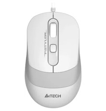 Мышь компьютерная A4Tech Fstyler FM10S белый/серый 1600dpi/USB/4but