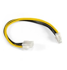 Exegate EX296936RUS Удлинитель кабеля питания материнской платы +12V ExeGate EX-EXT-8M8F-0.2 (8pin EPS12V M/8pin EPS12V F, 0,2м)