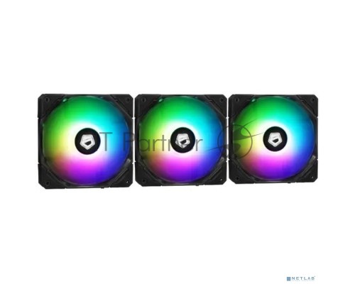 Вентилятор ID-COOLING TF-12025-ARGB-TRIO (3 in 1) 120x120x25мм (20шт./кор, PWM, резиновые углы, ARGB, 500-1500об/мин) BOX Вентилятор ID-COOLING TF-12025-ARGB-TRIO (3 in 1) 120x120x25мм (20шт./кор, PWM, резиновые углы, ARGB, 500-1500об/мин) BOX