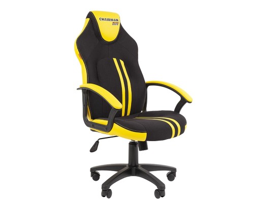 [Офисные кресла] Офисное кресло Chairman game 26 Россия черн.желтый New (7156518)