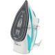 Утюг Vitek VT-8355 (MC) белый/бирюзовый 1. Максимальная мощность 2600 Вт  2. Керамическая подошва  3. Емкость для воды 400 мл