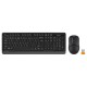 Клавиатура + мышь A4Tech Fstyler FG1012 клав:черный/серый мышь:черный USB беспроводная Multimedia