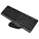 Клавиатура + мышь A4Tech Fstyler FG1012 клав:черный/серый мышь:черный USB беспроводная Multimedia