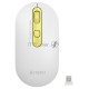 Мышь A4Tech Fstyler FG20 Daisy белый/желтый оптическая (2000dpi) беспроводная USB (4but)