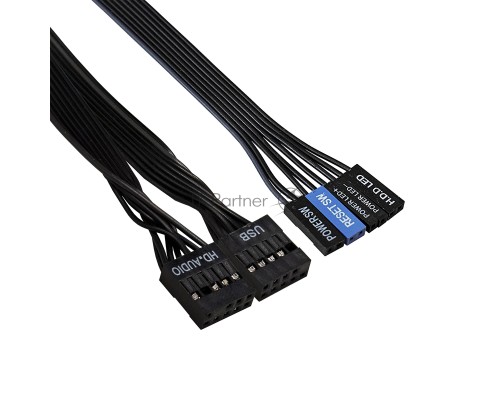 Компьютерный корпус Miditower ExeGate AA-440-AA350 (ATX, AA350 8 см, 2*USB, аудио)