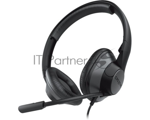 Наушники с микрофоном Creative HS-720 V2 черный 2м накладные USB оголовье (51EF0960AA000)