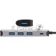 Адаптер концентратор USB 3.1 Type-A --> 4 USB3.0 Alum Shell HUB + PD , VCOM <CU4383A>
