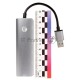 Адаптер концентратор USB 3.1 Type-A --> 4 USB3.0 Alum Shell HUB + PD , VCOM <CU4383A>
