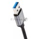 Адаптер концентратор USB 3.1 Type-A --> 4 USB3.0 Alum Shell HUB + PD , VCOM <CU4383A>