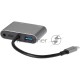 Адаптер USB Type-Cm-->VGA, HDMI 4k*30Hz, USB3.0, PD, Audio,iOpen (Aopen/Qust/VCOM)<ACU4511>
