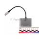 Адаптер USB Type-Cm-->VGA, HDMI 4k*30Hz, USB3.0, PD, Audio,iOpen (Aopen/Qust/VCOM)<ACU4511>