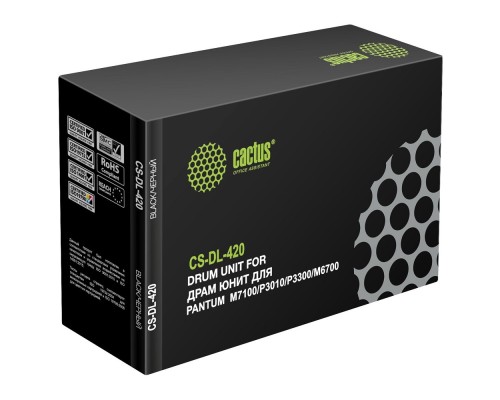 [расходные материалы] Блок фотобарабана Cactus CS-DL-420 DL-420/DL-420P черный ч/б:30000стр. для M6700D/DW/M6800FDW/M7100DN/DW/M7102DN/M7103DN/M7107DN/DW/M7200FD/FDN/FDW/M7300FDN/FDW/M7302FDN/FDW/M7310DN/DW/P3010D/DW/P3020