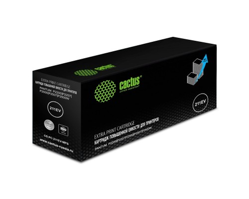 [расходные материалы] Картридж лазерный Cactus CS-PC-211EV-MPS PC-211EV/PC-211P черный (6000стр.) для Pantum M6500/M6500W/M6506NW/M6507/M6507W/M6550W/M6550NW/M6557NW/M6607NW/P2200/P2207/P2500/P2500NW/P2500W/P2506W/P2507/P2