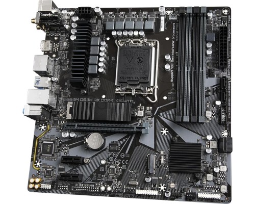 Материнская плата Gigabyte B660M DS3H AX DDR4 Soc-1700 Intel B660 4xDDR4 mATX AC`97 8ch(7.1) GbLAN RAID+HDMI+DP