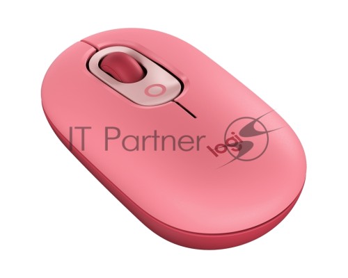 Мышь Logitech POP Mouse with emoji розовый/красный оптическая (4000dpi) беспроводная BT/Radio USB (4but)