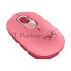 Мышь Logitech POP Mouse with emoji розовый/красный оптическая (4000dpi) беспроводная BT/Radio USB (4but)